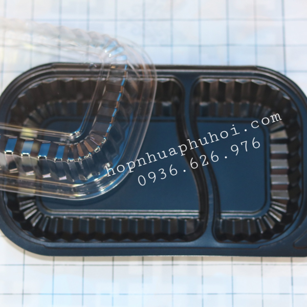HỘP NHỰA ĐỰNG CƠM 2 NGĂN HT17